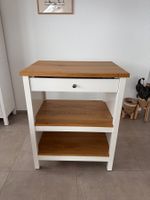 IKEA TORNVIKEN Kücheninsel 72 × 52 cm – Eiche/Weiss