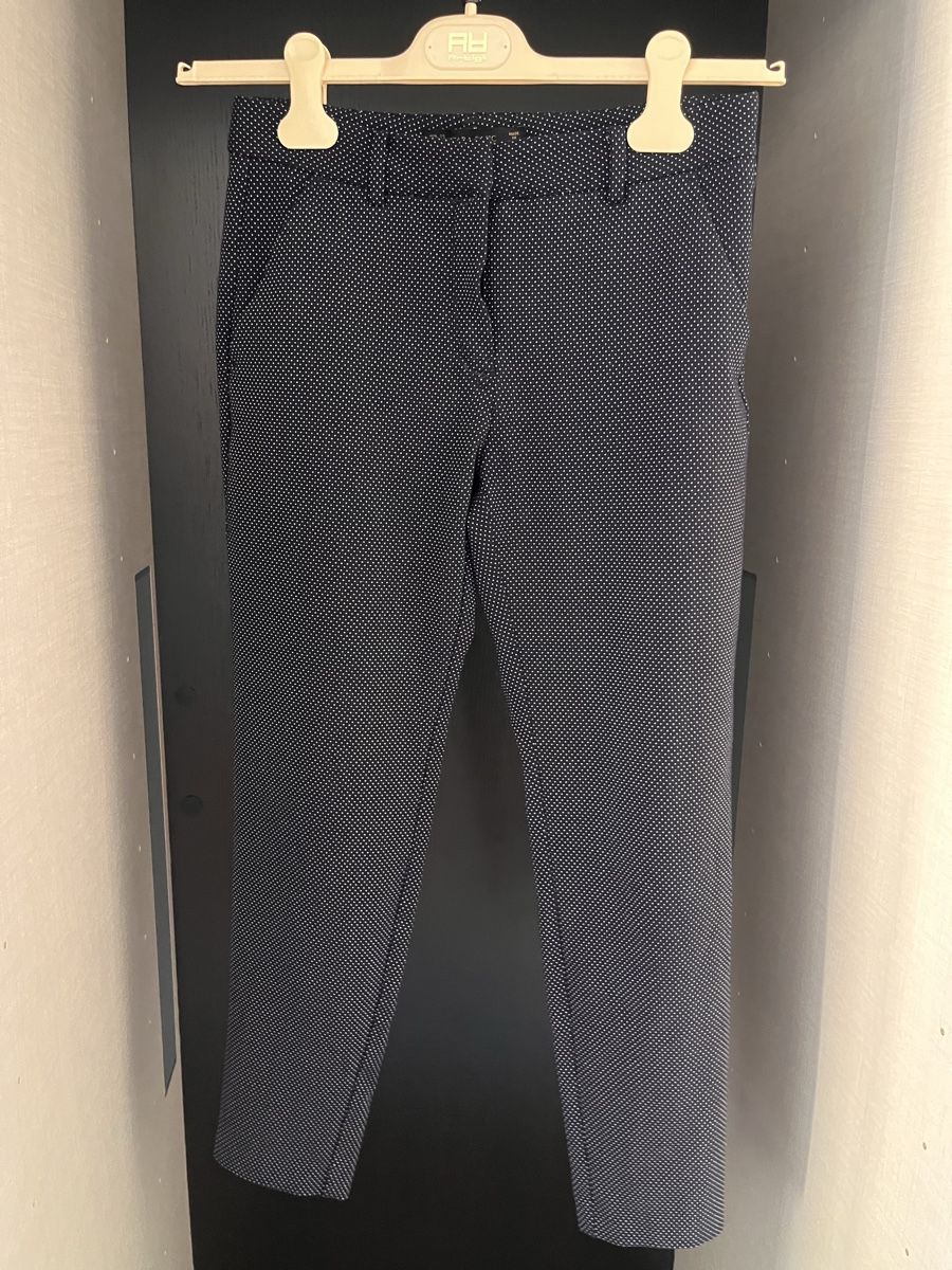 Zara Pantaloni: Pantaloni Zara Basic 34 a micro pois – Nuovo (secondo la descrizione) da Lugano venduto da gil_2xvg