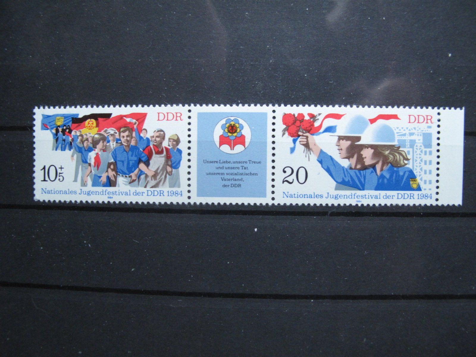 Tutti i francobolli: DDR 1984 Jugendfest ** – Usato da Wil SG venduto da fva01