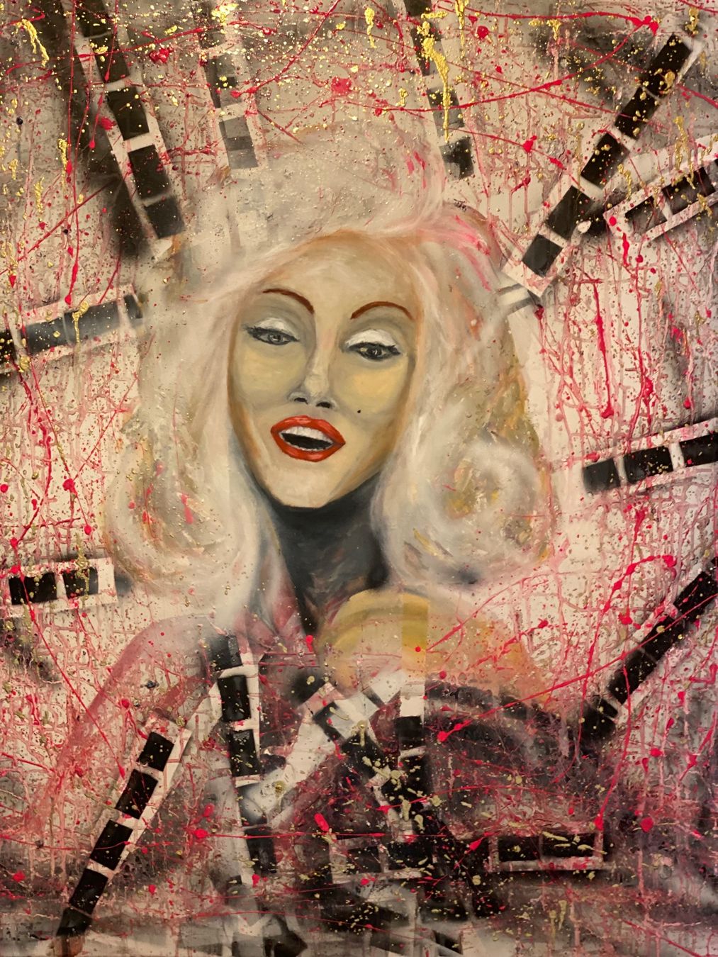 Dipinti: Marilyn Monroe Oil Bild Kunst Doks – Nuovo e nell'imballaggio originale da Beromünster venduto da dok_b8mf 1