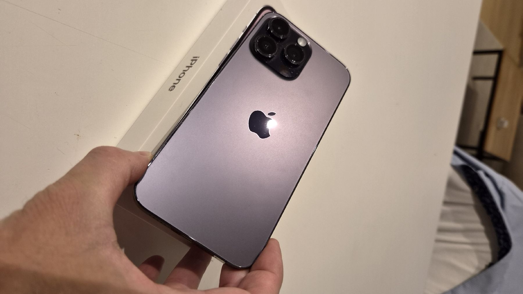 Apple Handys / Smartphones: iPhone 14 Pro Max 128GB DeepPurple – Gebraucht aus Galgenen von 73rsr 7