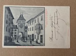 AK Ansichtskarte Schaffhausen Bogenthorthurm von Norden
