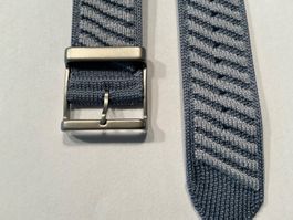 H-En Mer: Gray Glacier Blue Armband für Apple Watch Ultra