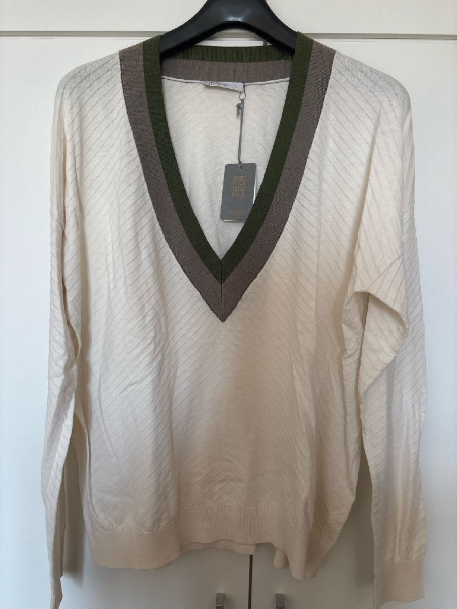Nile Maglioni & Felpe: Nile Pullover V-Ausschnitt gr.L mit Etikett – Nuovo (secondo la descrizione) da langenthal venduto da rundholz7