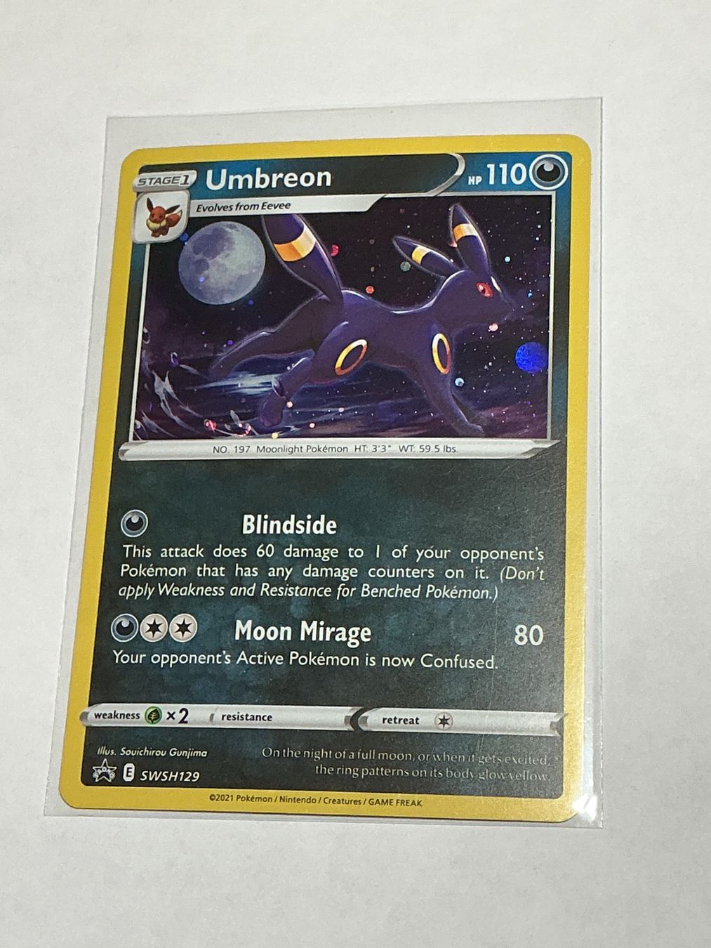 Pokémon Sammelbilder & Trading cards: Umbreon SWSH129 – Gebraucht aus Zollikofen von gema123
