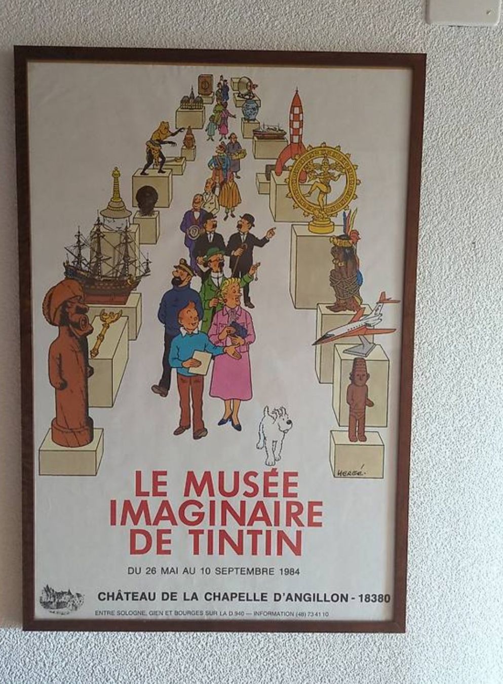 Foto & Immagini: Affiche originale musée imaginaire de Tintin – Usato da Noréaz venduto da Skaia100