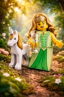 Lego Minifigur Unicorn Elf 71052 #12 Einhorn Prinzessin