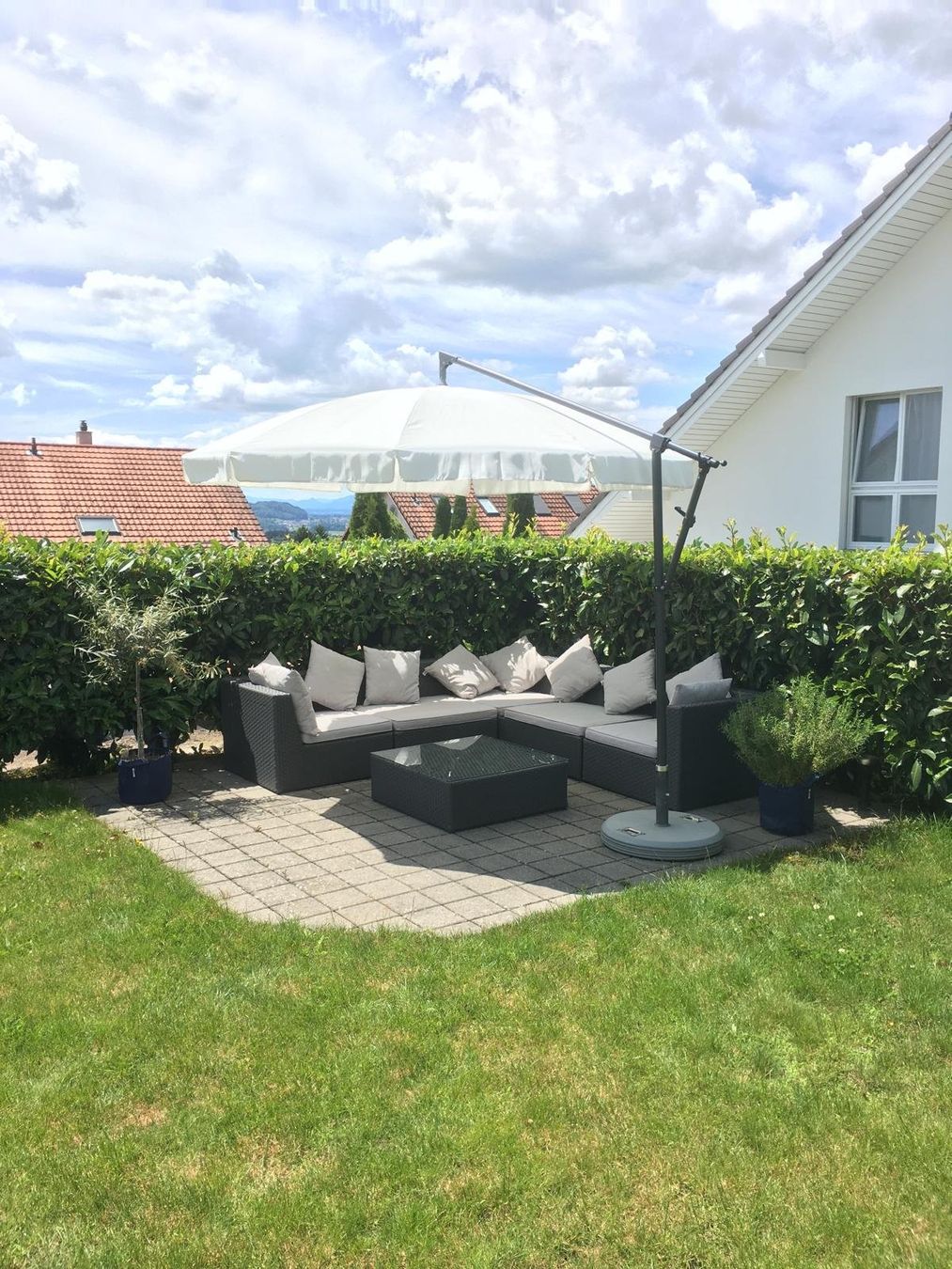 Interio Sofas: Rattan-Garten-Lounge – Gebraucht aus Oberrohrdorf von observator