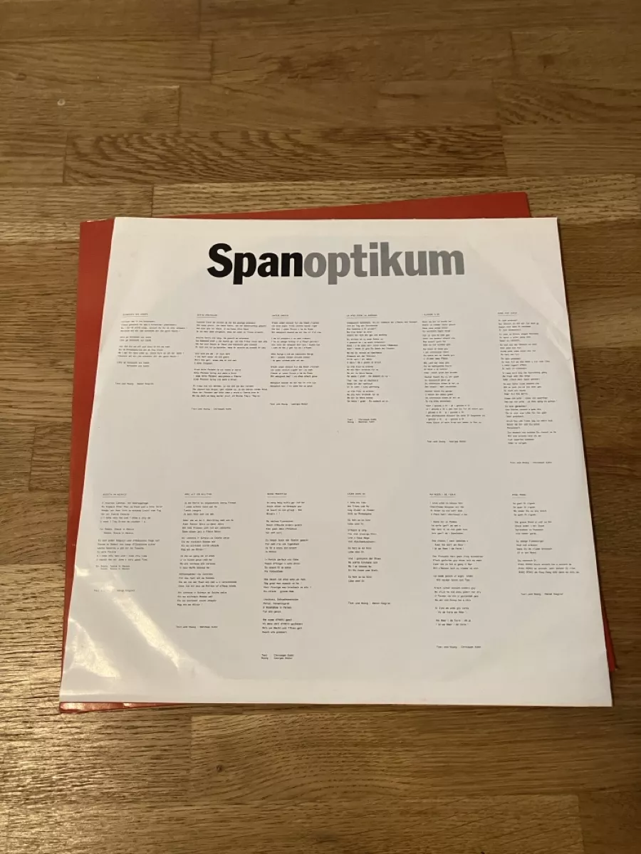 Schallplatten: Vinyl Platte Span Spanoptikum – Gebraucht aus Münchenbuchsee von Simk91 1
