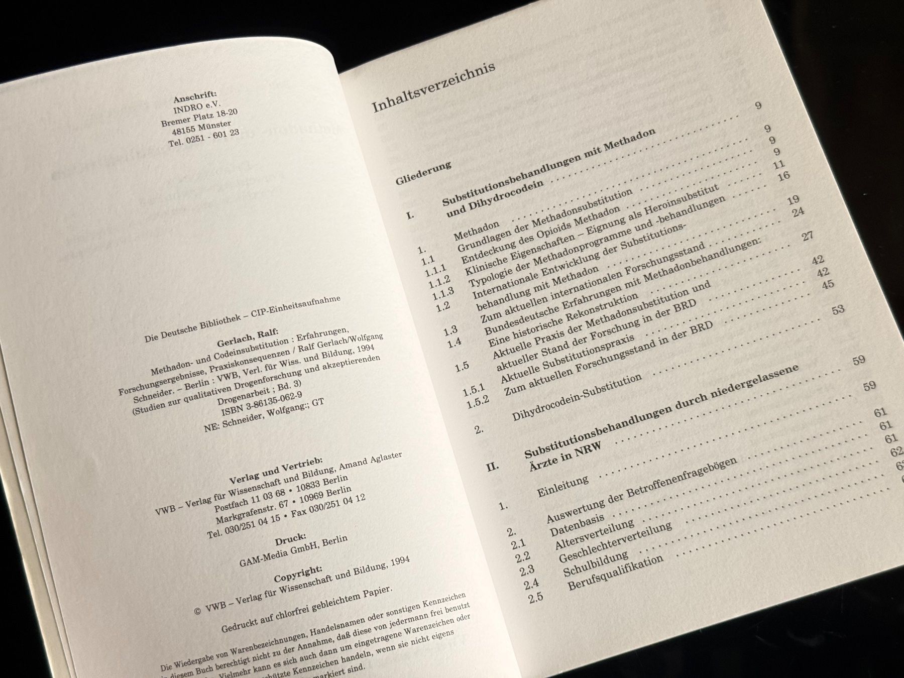 Libri: Methadon- und Codeinsubstitution - Band Nr. 3 /Top. – Usato da Zuerich venduto da SonderArt-Wertgut 1