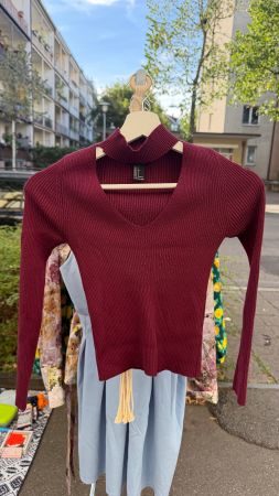 Damen Pullover Forever 21 bordeaux Grösse S