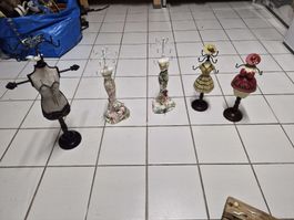 Schmuckständer Set 5 Stück Kleiderpuppen