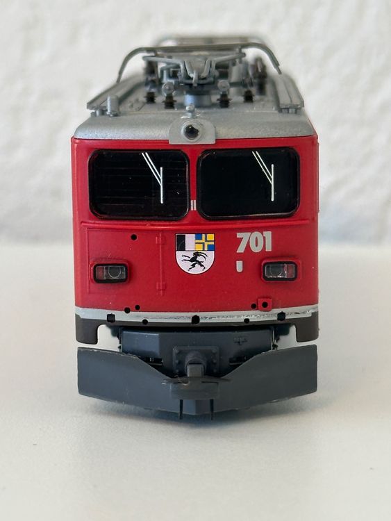Bemo Modelleisenbahnen: Rarität: Bemo 1254 141 Ge 6/6 II 701 neurot ab 1.- – Neu (gemäss Beschreibung) aus St. Gallen von Modell1zu87 4