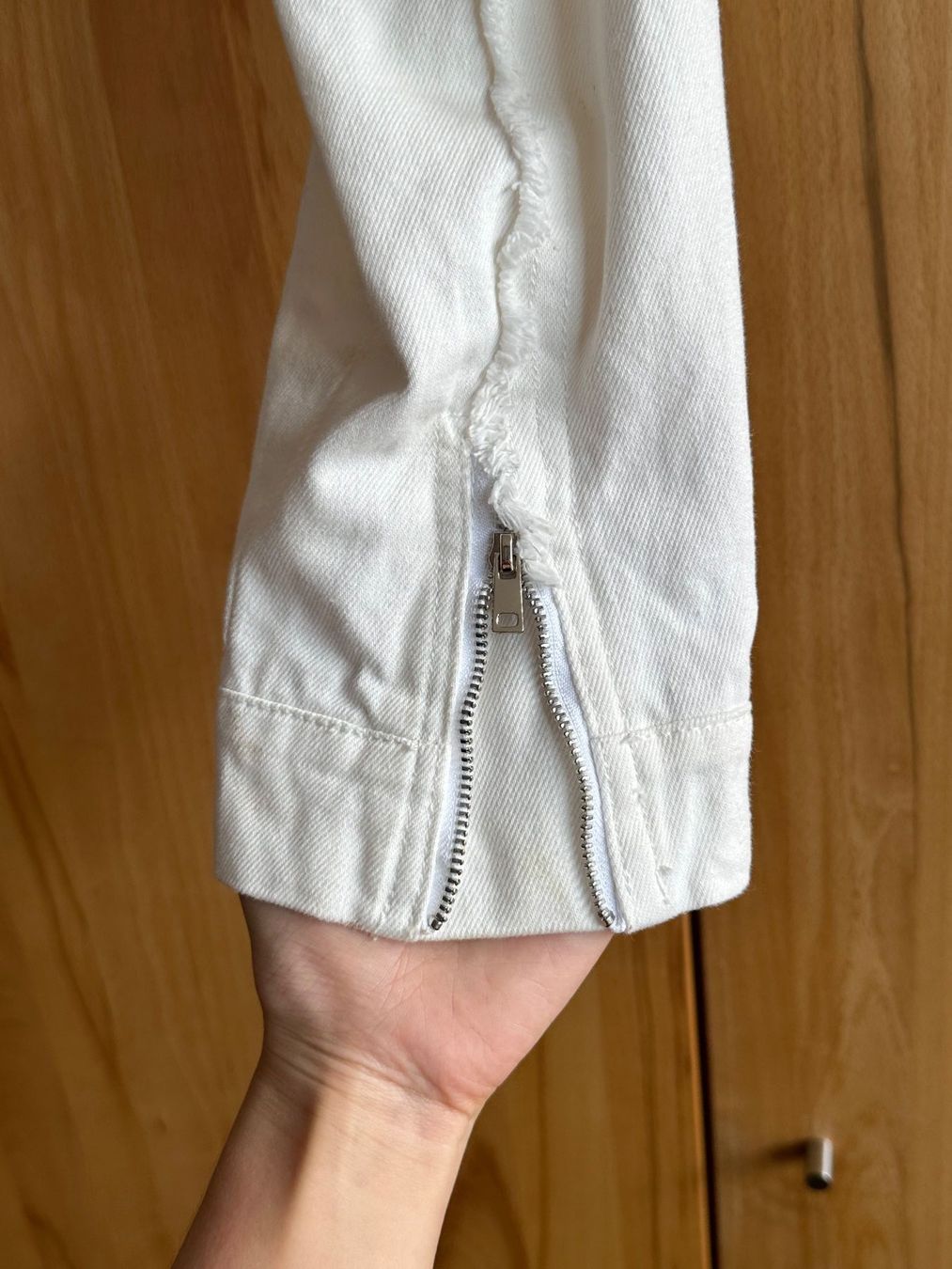 Giacche: Jeansjacke Cropped Weiss Damen – Usato da Schlieren venduto da car_2bwb 3