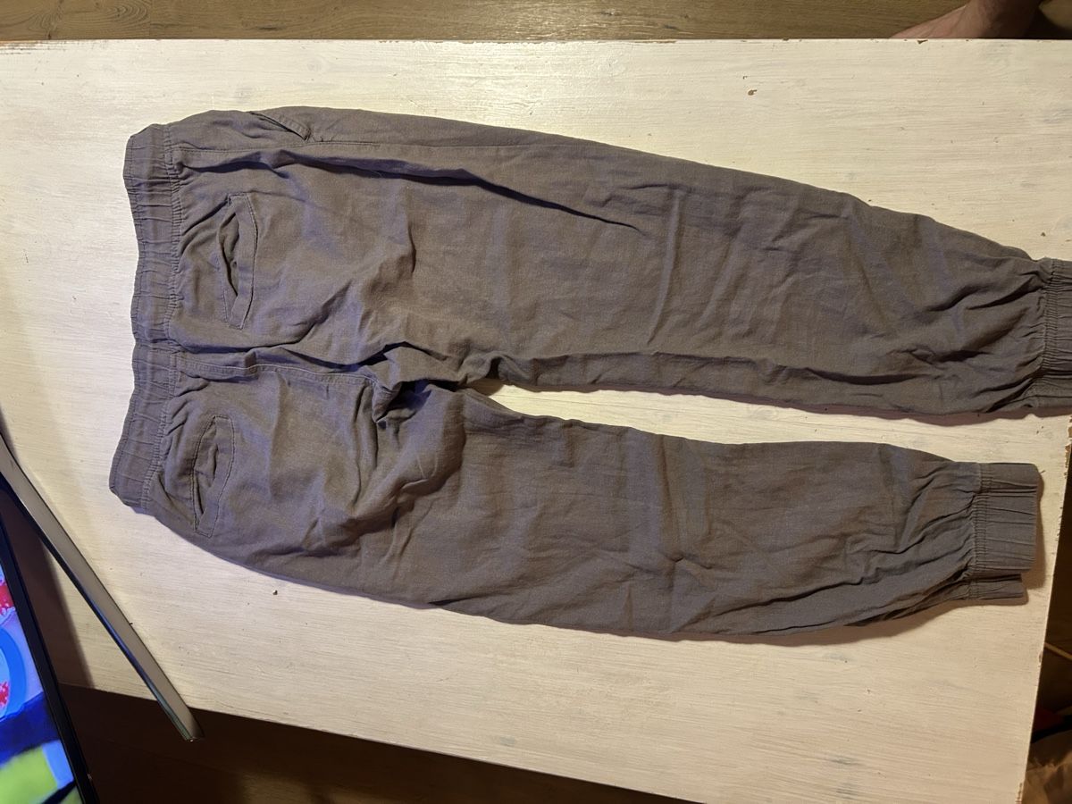 Pantaloni: Leinenhosen Grau Gr.M – Usato da Riedholz venduto da karinadam 5