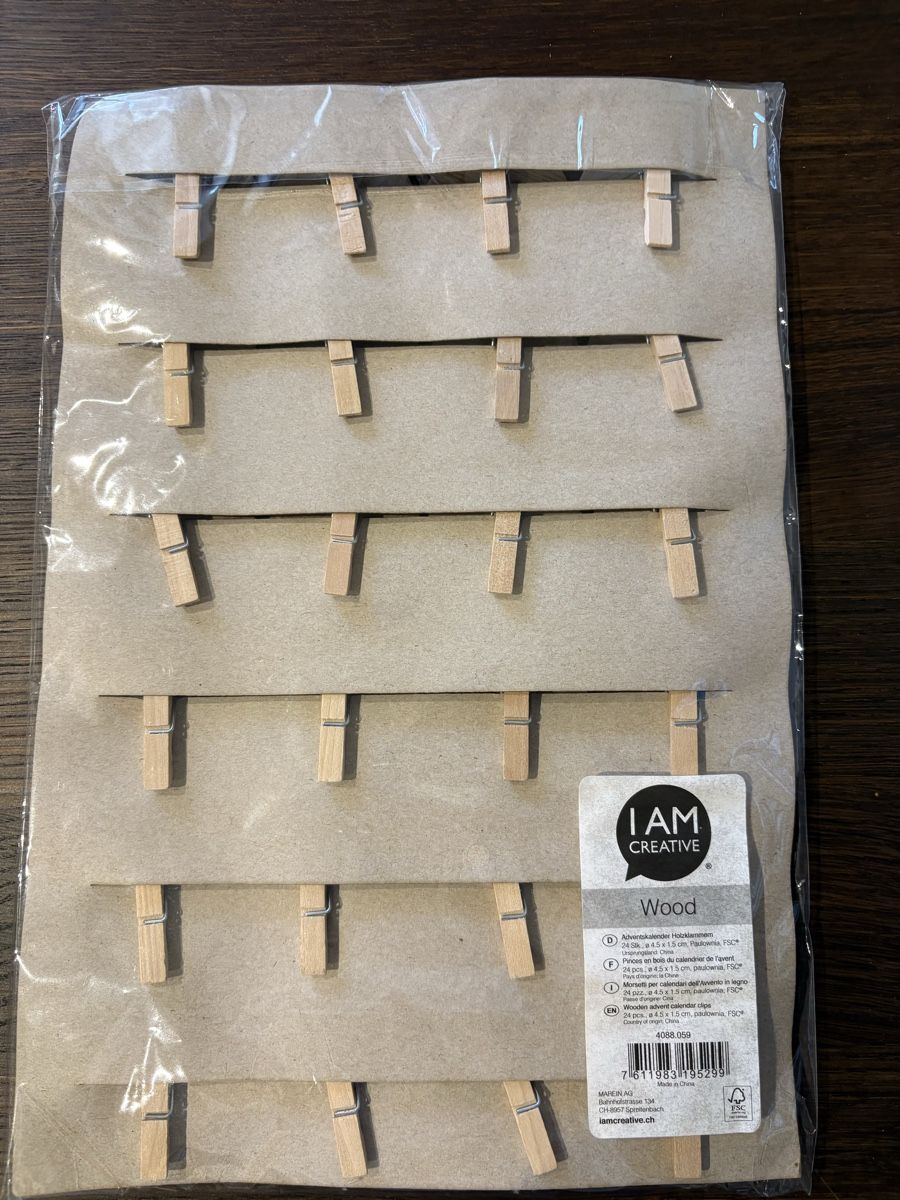 Kit bricolage: Nummern für Adventskalender – Nuovo (secondo la descrizione) da Bäretswil venduto da Coco83 1