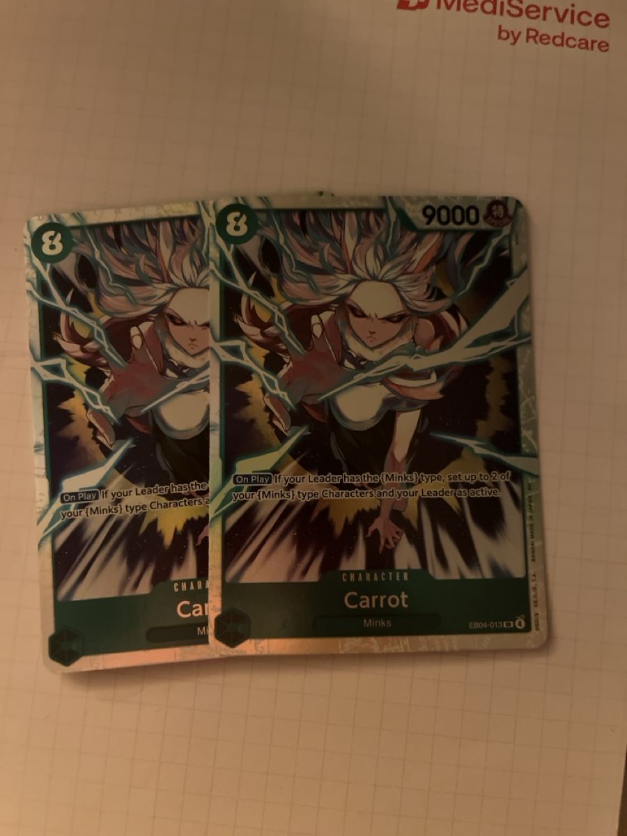 Bandai Carte collezionabili: EB04-013 SR Carrot 2x – Nuovo (secondo la descrizione) da Horgen venduto da Raphael.heini