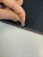 18k Roségold & Old Cut Champagner Diamant Ohrringe/Stecker