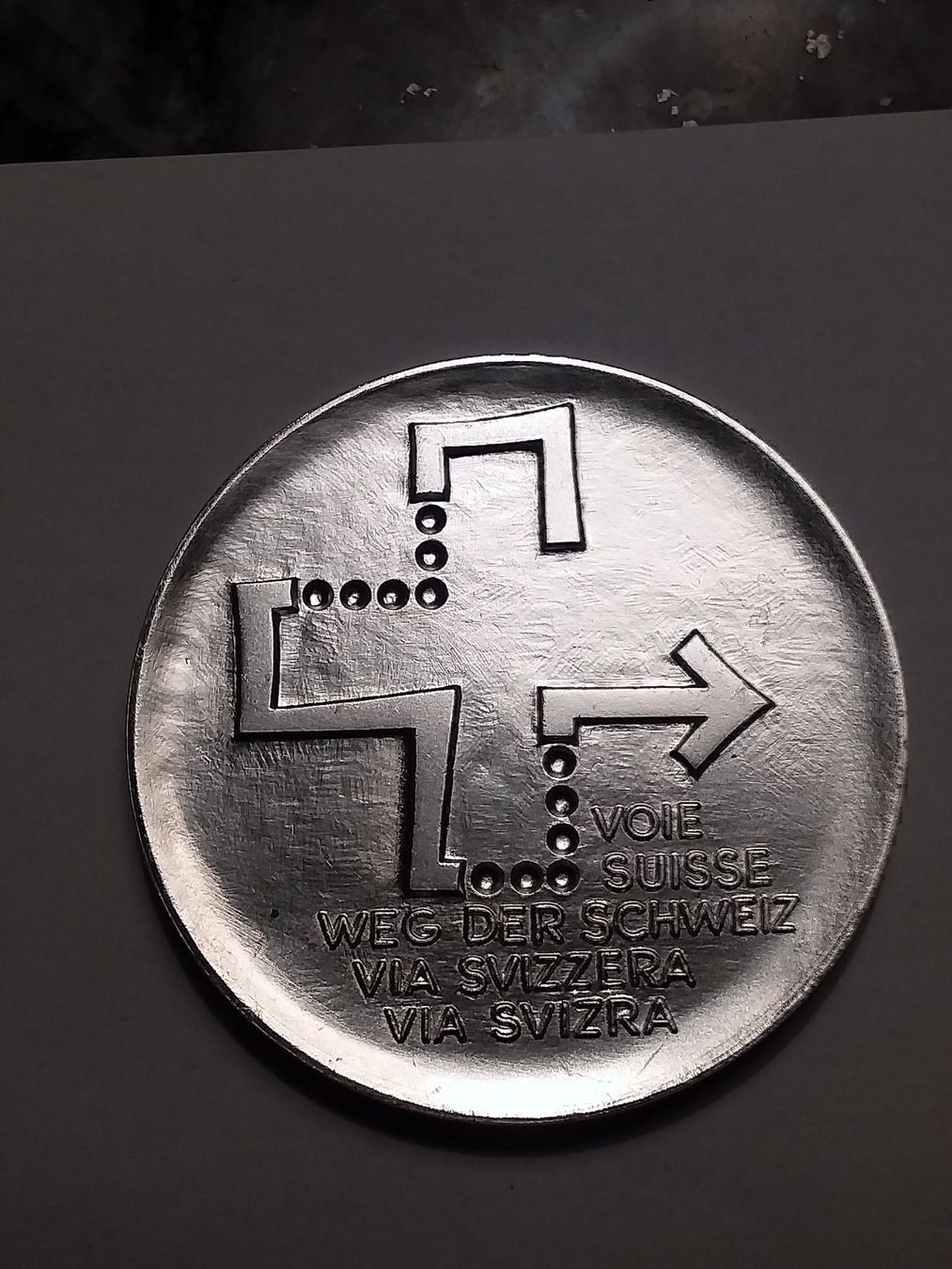Medaglie: Silber Unze Weg der Schweiz – Nuovo (secondo la descrizione) da Schwyz venduto da Trofana