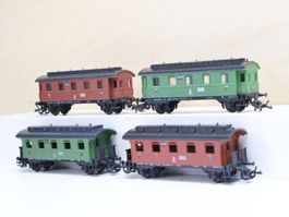 Zeuke 4 x Personenwagen Spur TT