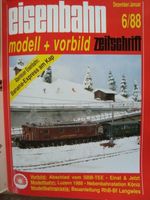 Eisenbahn Zeitschrift modell + vorbild, 6/88 Dez./Jan.