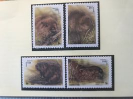 Belarus/Weissrussland 1995 WWF Satz Biber postfrisch