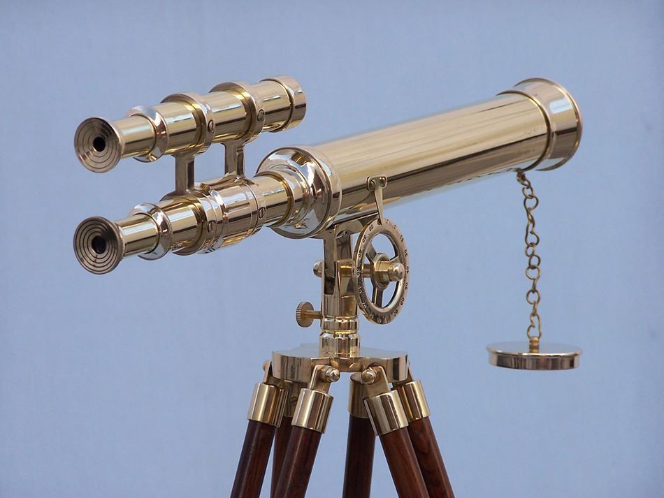 Telescopi: Gilbert London Messing Teleskop 45 cm – Nuovo e nell'imballaggio originale da Valbonne venduto da laiton.france 1