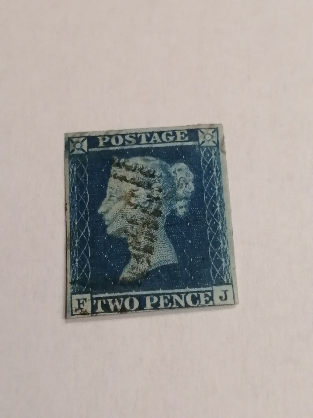 Tous les timbres: Two Pence Blue 1841, Platte 3 – D'occasion à Happerswil par tschergi