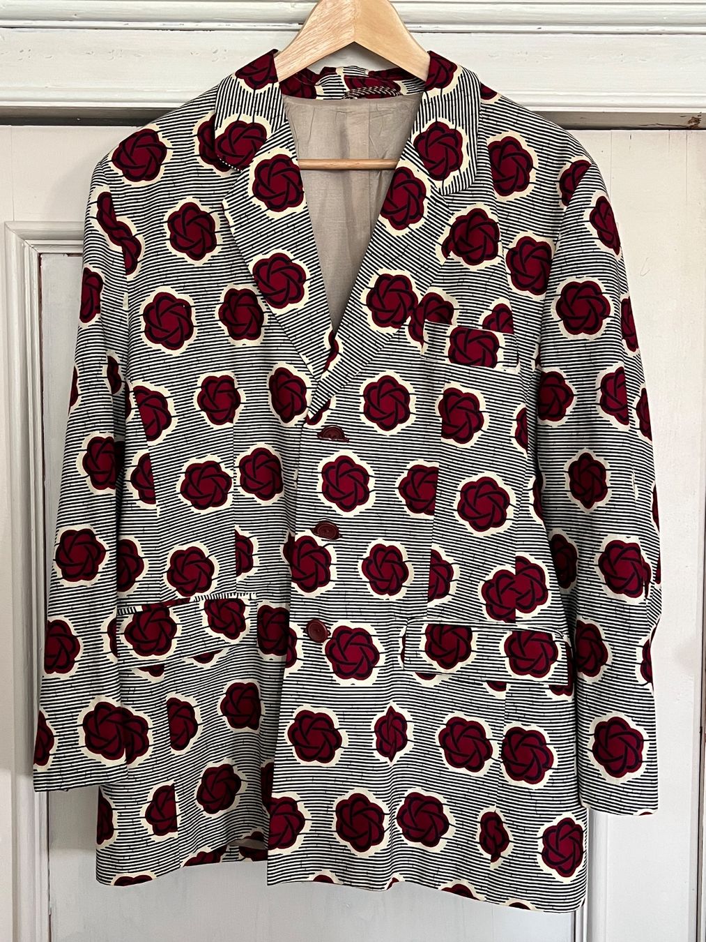 Giacche: Blazer mit Rosenmuster, 42 – Usato da Zürich venduto da Girasole232 2