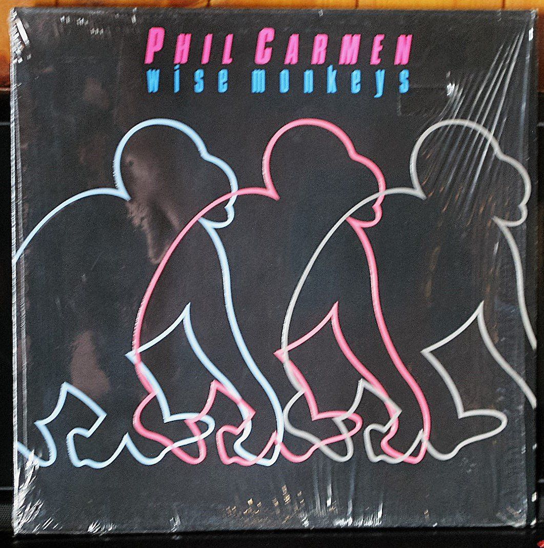 Schallplatten: PHIL CARMEN "Wise Monkeys" LP, COVER, LABELS & INNER IN NM! – Gebraucht aus Monthey von Pingmub