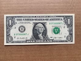 U.S.A. 1$ Note 2009 - Stempelfrich