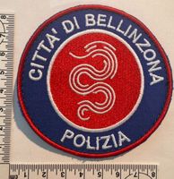 1 Polizei Abzeichen Polizia Citta di Bellinz / Tessin