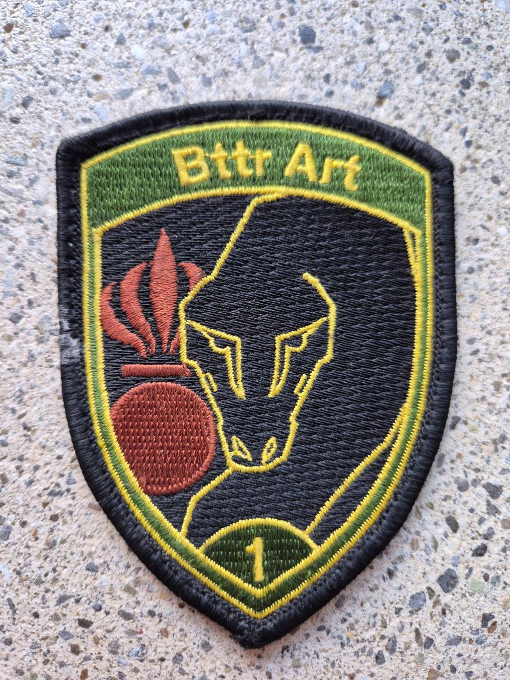 Schweizer Armee Placchette & Badge: *** Badge Artillerie mit klett *** – Nuovo (secondo la descrizione) da Riedholz venduto da fr_sIruP