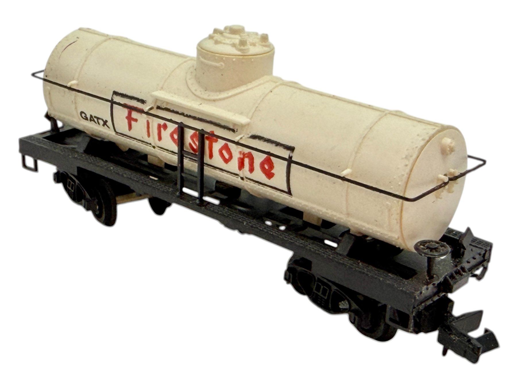 Trix Modellini di ferrovie: MINITRIX Wagon citerne Firestone GATX vintage – Usato da Morges venduto da vintiques 4