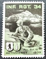 Soldatenmarke 2.WK, Füsilier Batallion 83, Wi Inf 463