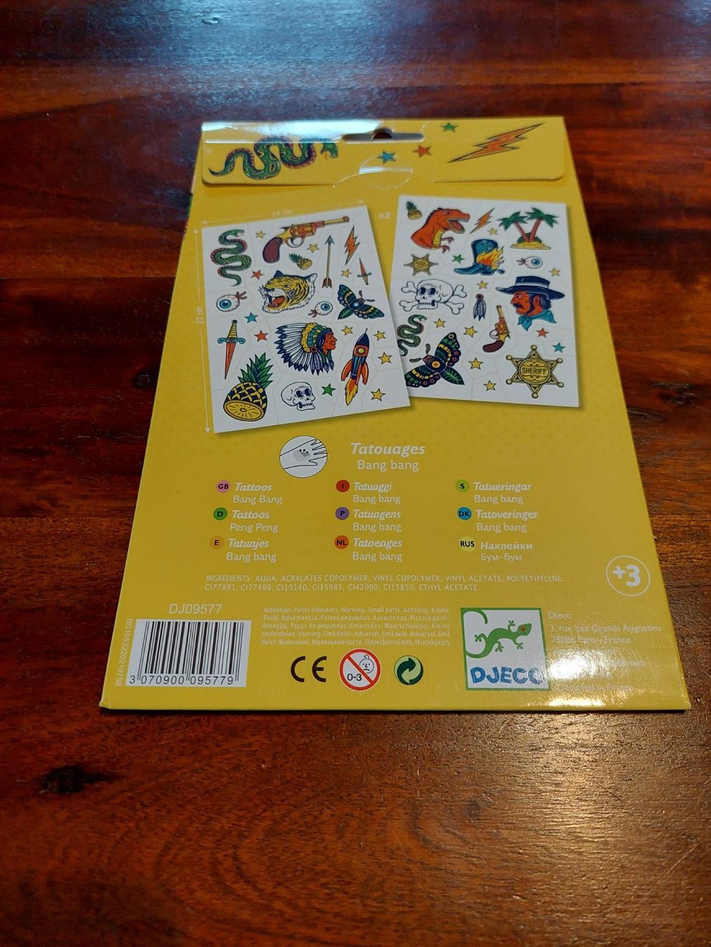 Make-up: Djeco Bang Bang Tattoos – Neu und originalverpackt aus Beckenried von Havacola 7