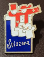 R452 - Spilla della famiglia svizzera del pupazzo di neve