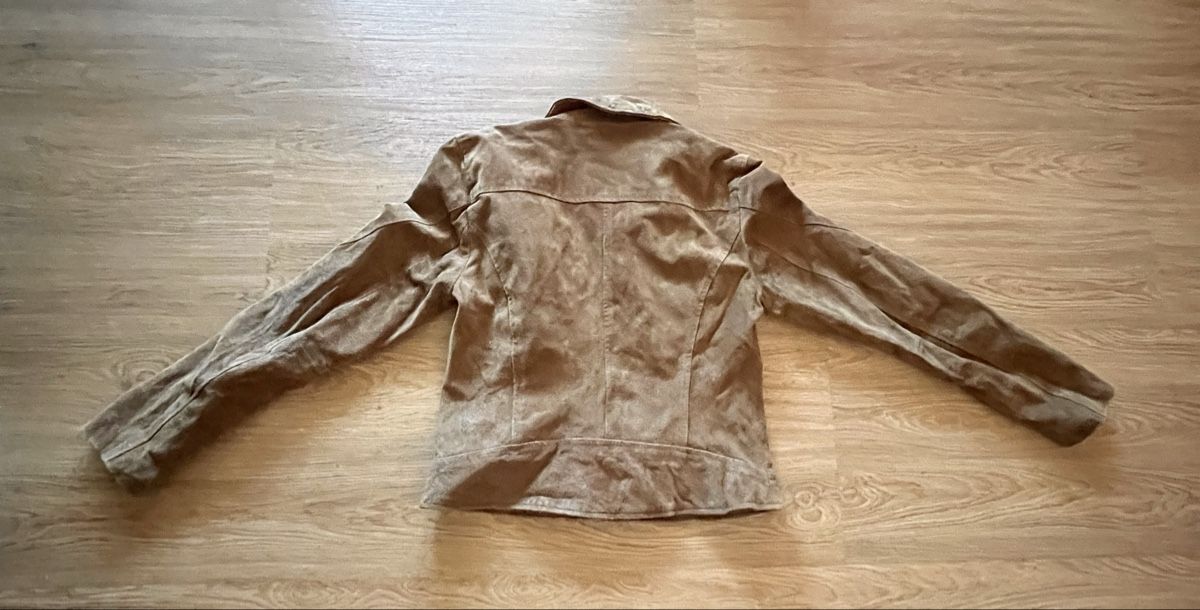 Only Giacche: Schöne Lederjacke von Only / Wildleder / Cognac – Nuovo (secondo la descrizione) da Biel/Bienne venduto da LadyDita 6