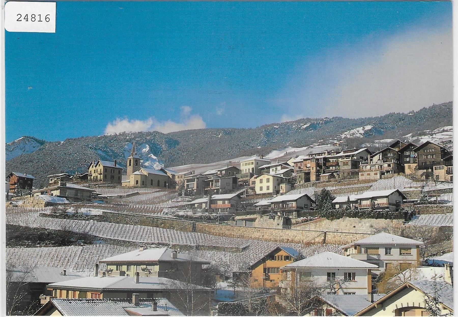Cartes postales: Muraz-Sur-Sierre VS en hiver im Winter – Antique à Ettingen par Kartenplanet