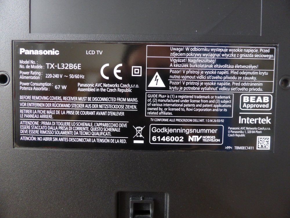 Panasonic TV TXL32B6E Kaufen auf Ricardo