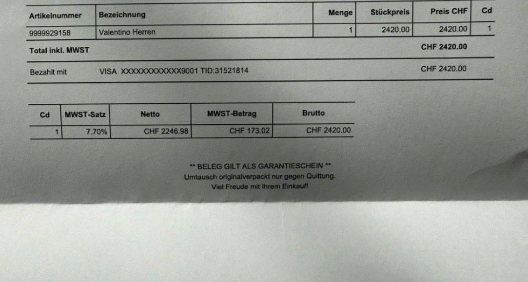 Valentino Giacche: Valentino Garavani Jacke – Usato da Dübendorf venduto da MariaS. 9