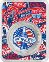 1 OZ Silber Coca Cola in Blister