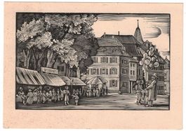 Basel, Petergraben, Rheinschifffahrt 1904-1954, Einschreiben