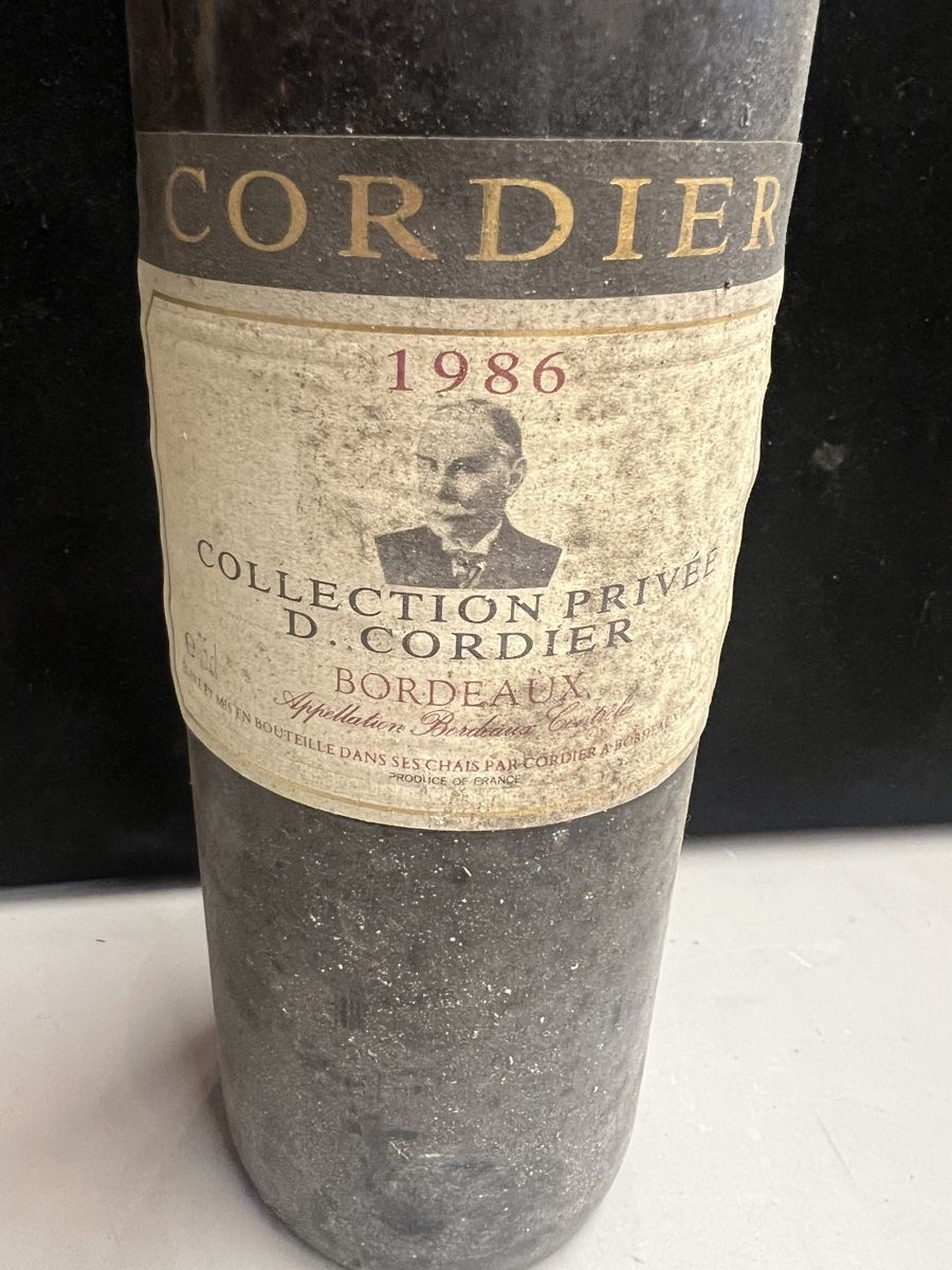 Vino: CORDIER COLLECTION PRIVÉE 1986 – Nuovo (secondo la descrizione) da Genève venduto da Leboucheoreilles 1