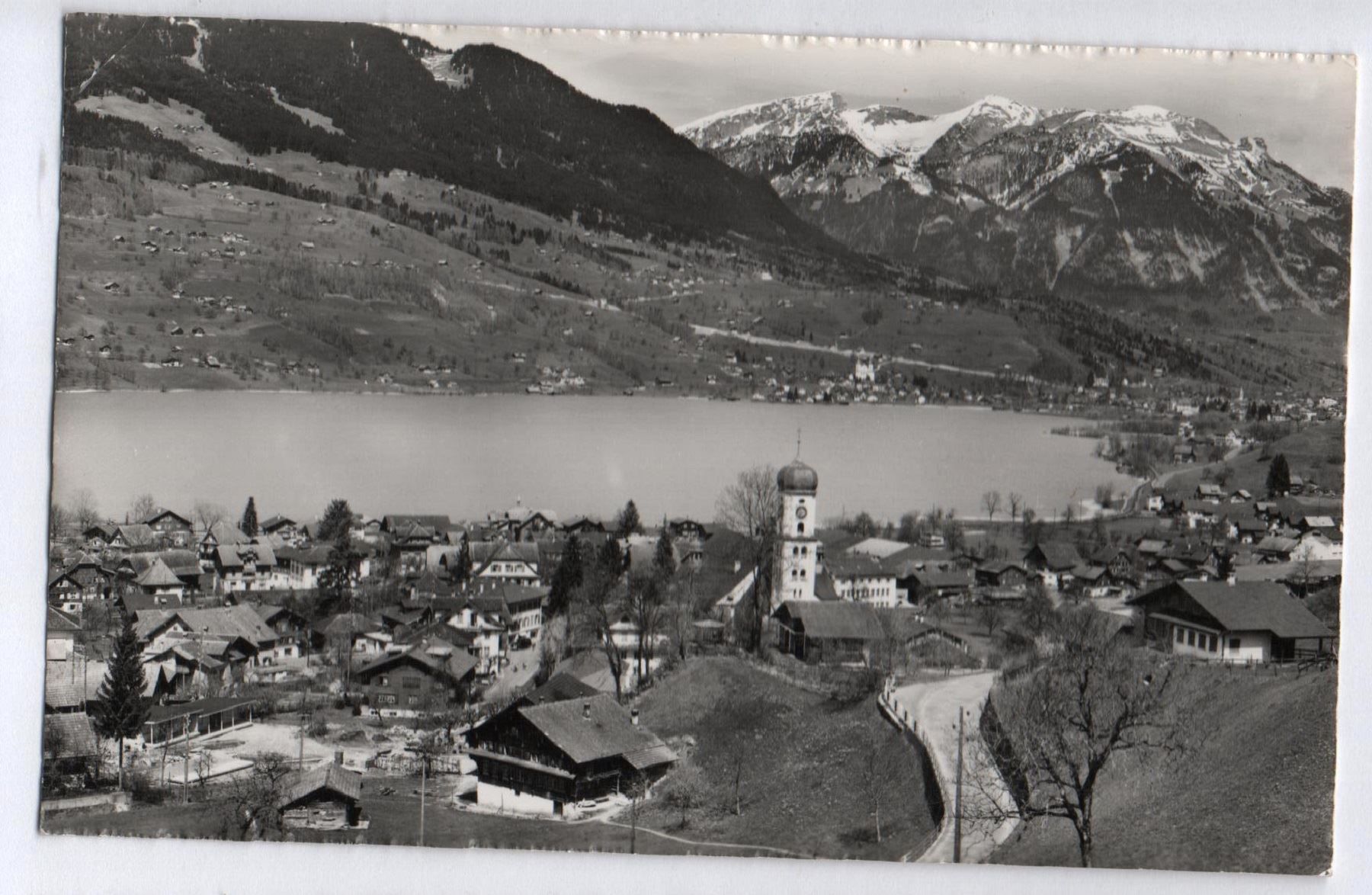 Cartoline postali: SACHSELN am Sarnersee mit Pilatus – Usato da Jona venduto da philajona