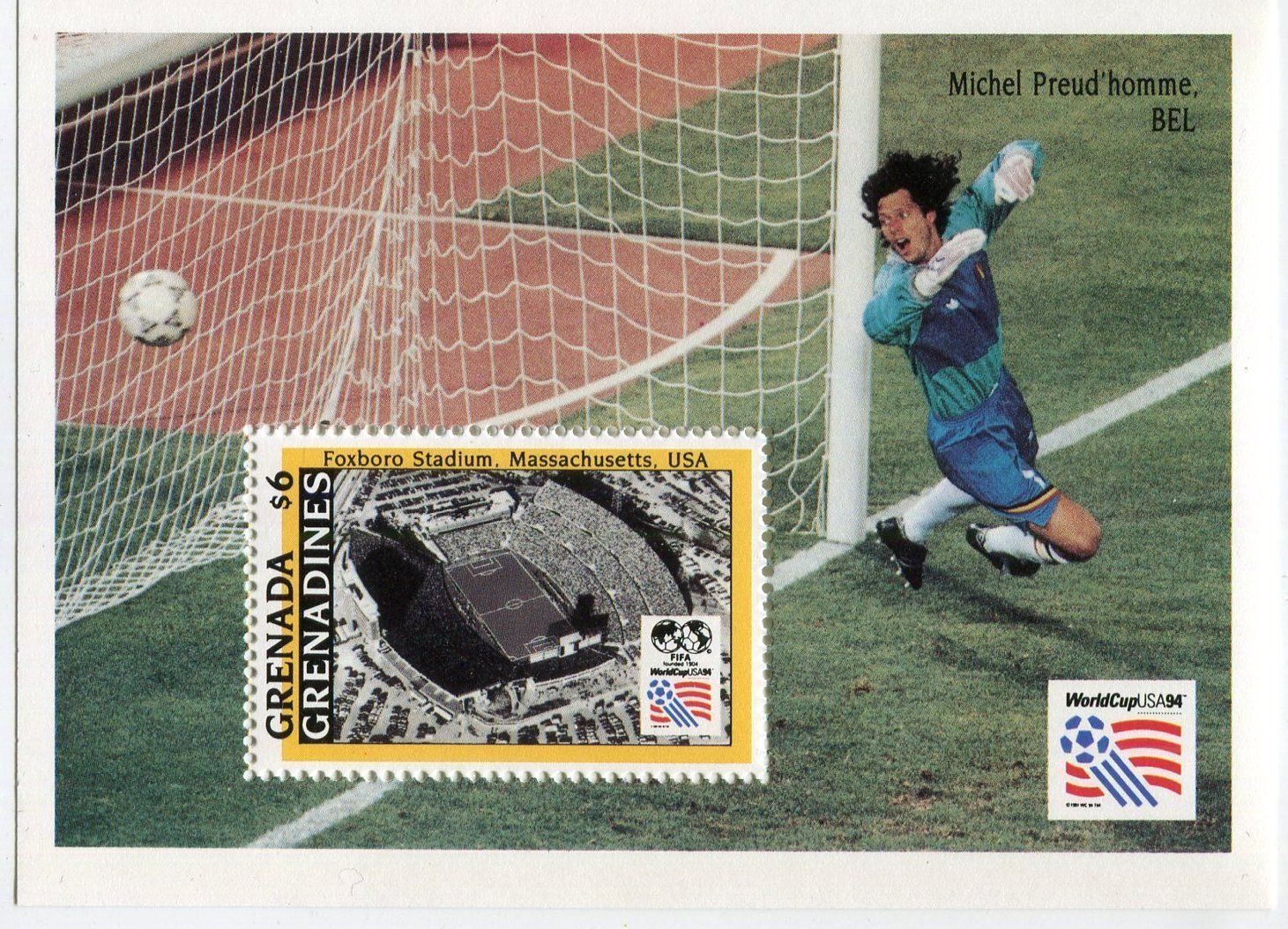 Tous les timbres: Block "Fussball". Grenada. – Neuf avec emballage d'origine à Basel par Butsch5