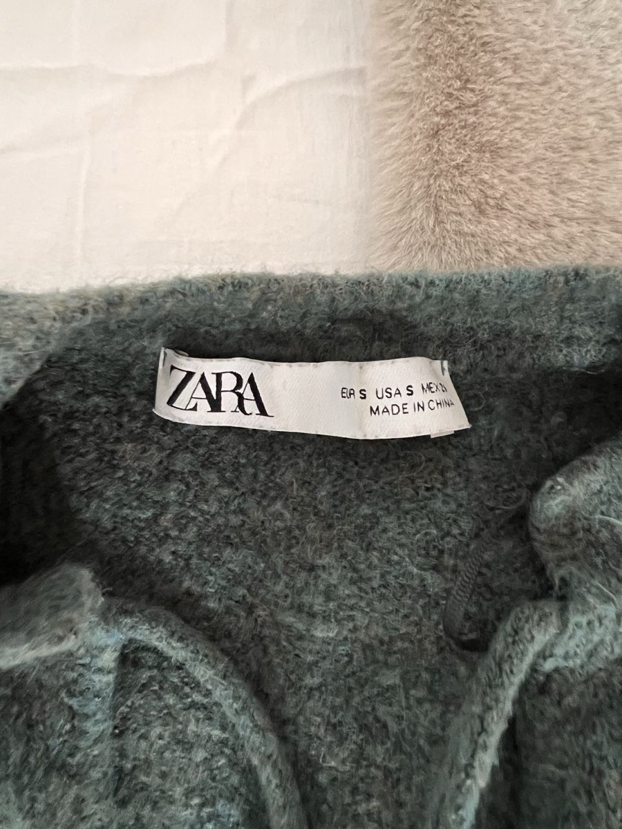 Zara Maglioni & Felpe: Zara Knit Sweater, Forest Green – Usato da Erlenbach ZH venduto da Ma.Pi 1