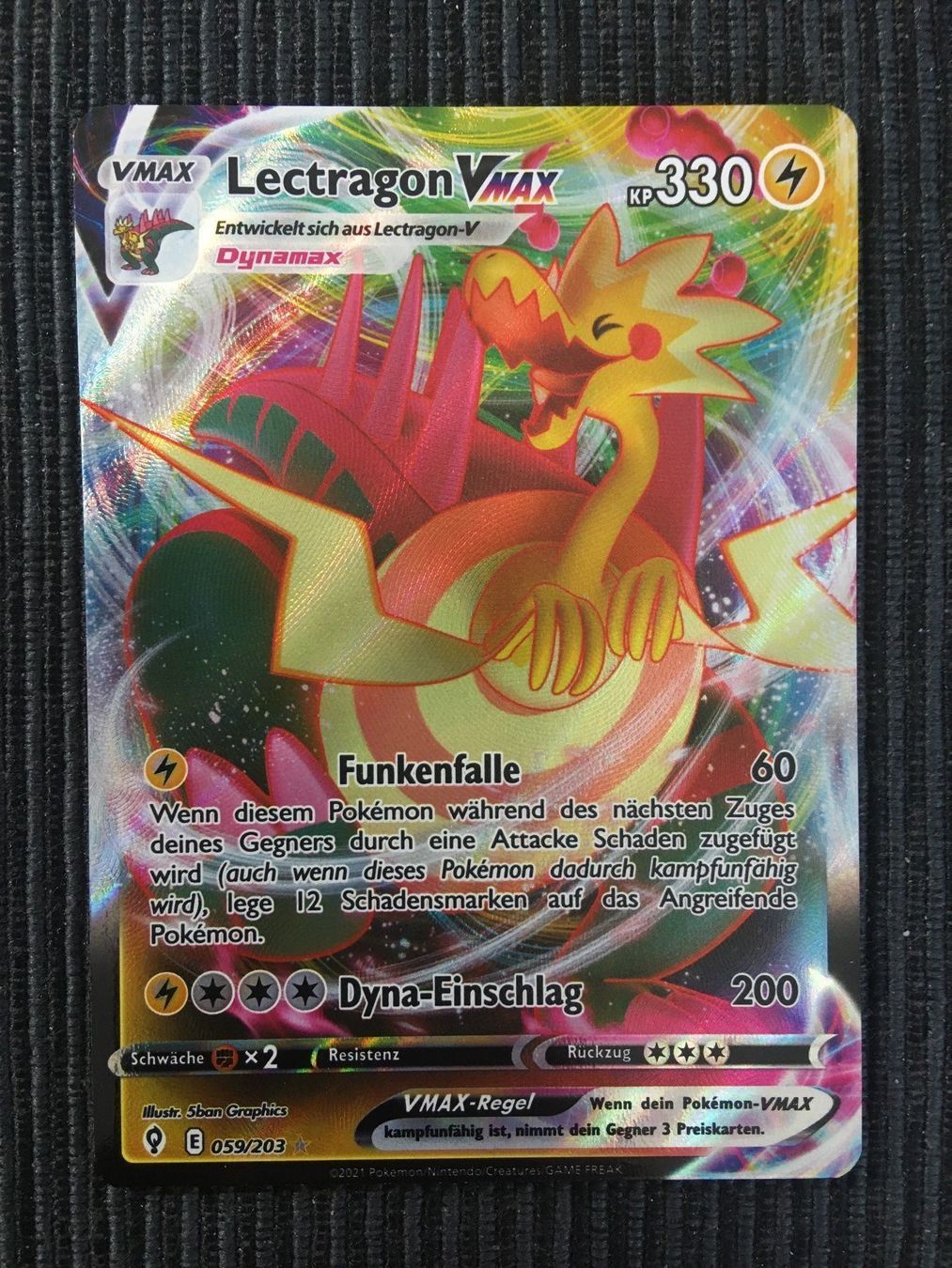 Pokémon Sammelbilder & Trading cards: Pokemon Lectragon Vmax Drachenwandel deutsch – Neu (gemäss Beschreibung) aus Wabern von Collectfun