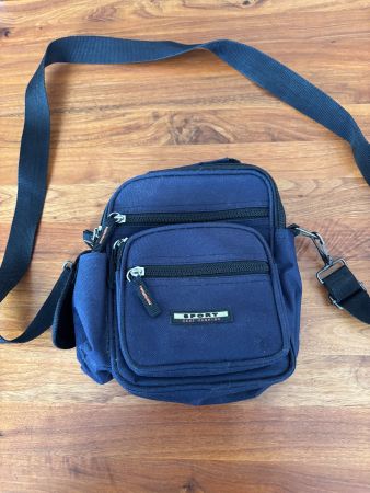Herren Handtasche blau