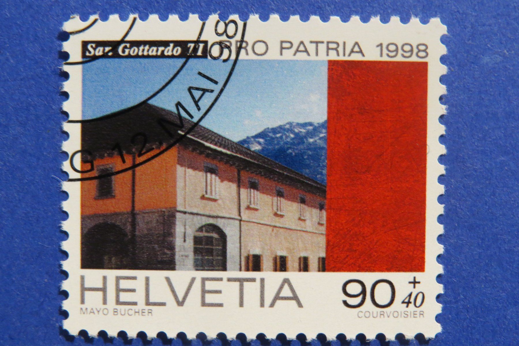 Alle Briefmarken: Serie Pro Patria 1998 - off.Ersttag-Eckstempel BERN – Gebraucht aus Brunnen von Kumari 1